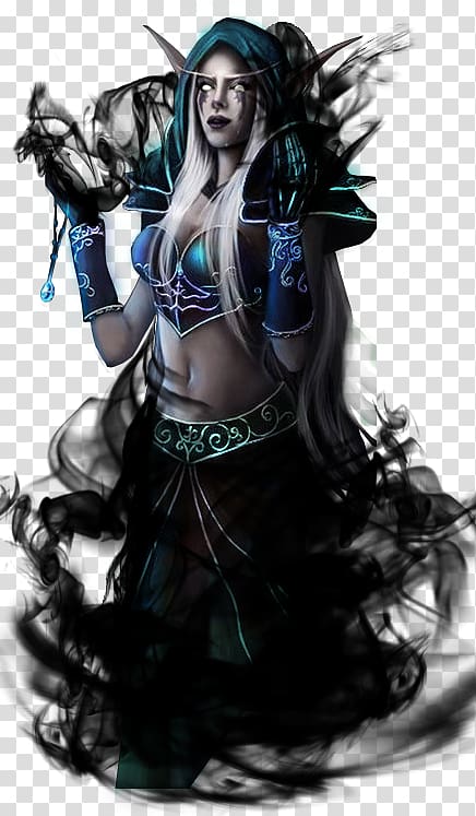 Pixel art Digital art Digital data, Sylvanas Windrunner transparent background PNG clipart