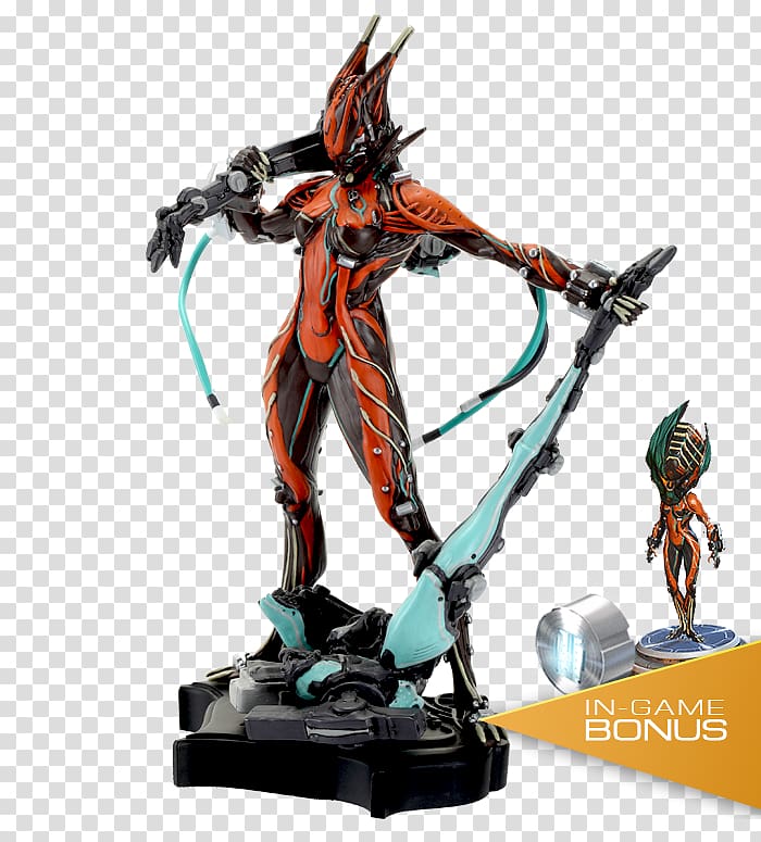 Figurine Warframe Statue Action & Toy Figures Polyresin, hand-painted clothing transparent background PNG clipart