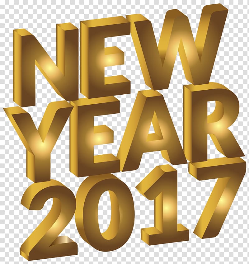 new year 2017 illustration, New Year 2017 transparent background PNG clipart