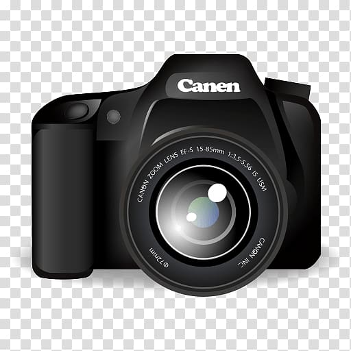 Camera Digital SLR Emoji, cameras transparent background PNG clipart