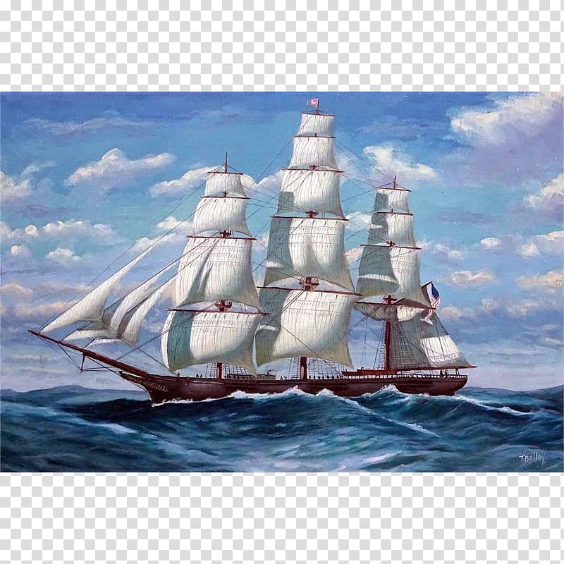 Sail Brigantine Clipper Windjammer Ship of the line, sail transparent background PNG clipart