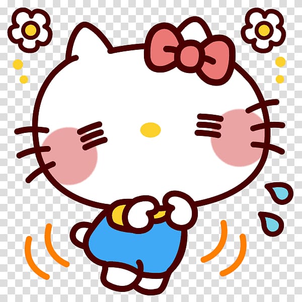 Hello Kitty My Melody Sticker Sanrio, cartoon demarcation ...