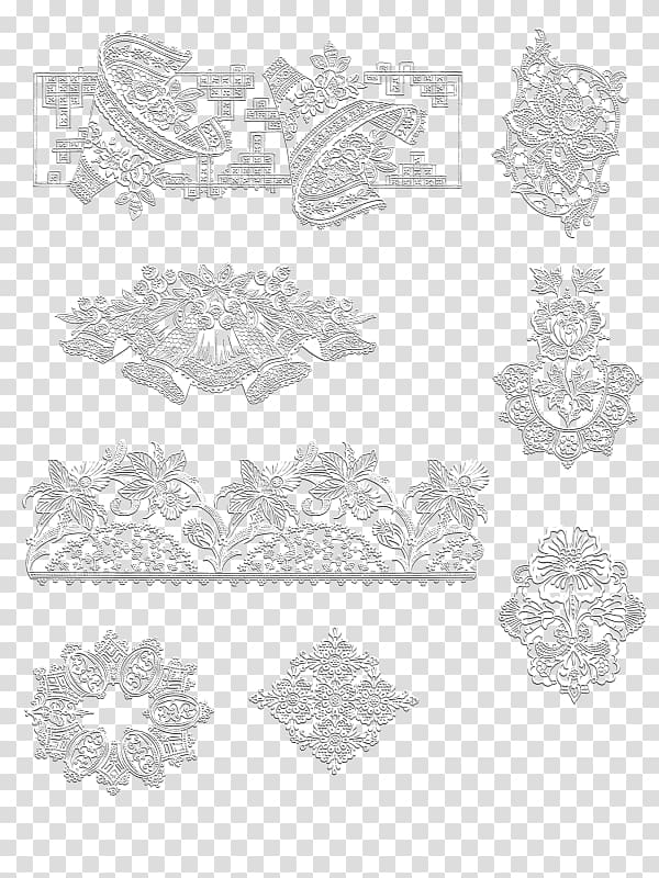 Lace Paper Parchment craft Decoupage, others transparent background PNG clipart