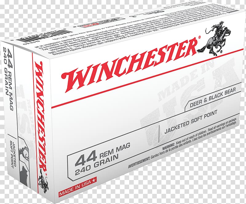 .44 Magnum United States Winchester Repeating Arms Company Ammunition Soft-point bullet, united states transparent background PNG clipart