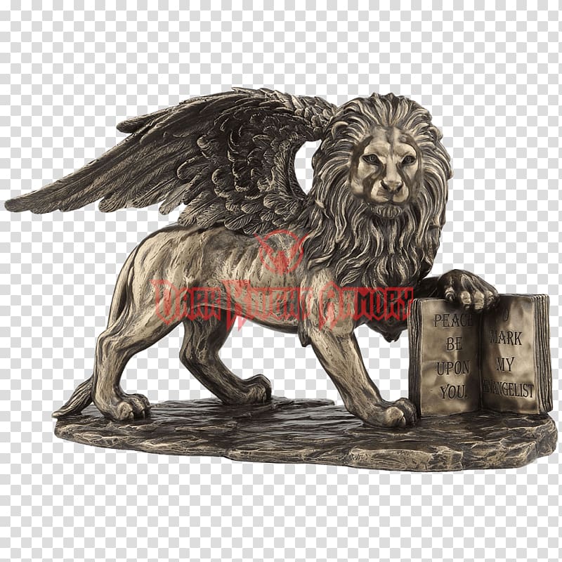 Lion of Venice Saint Mark\'s Basilica Figurine Michael, lion statue transparent background PNG clipart
