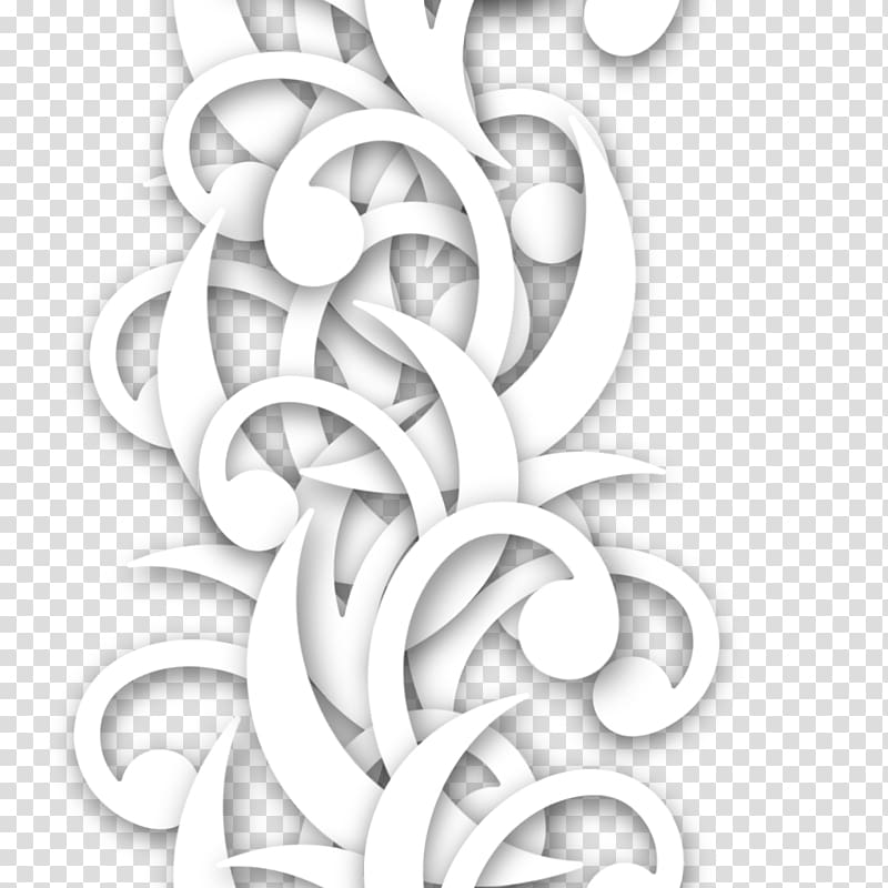 Monochrome White Pattern, 9 transparent background PNG clipart