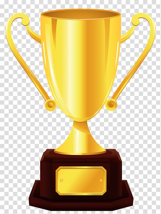 Trophy Award , gold trophy transparent background PNG clipart