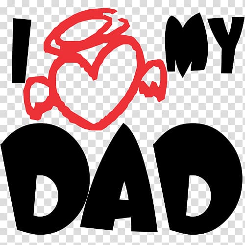 Love Father Dad on the Run Family , I Love Dad transparent background PNG clipart