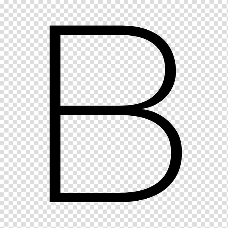 Black and white Pattern, Letter B transparent background PNG clipart