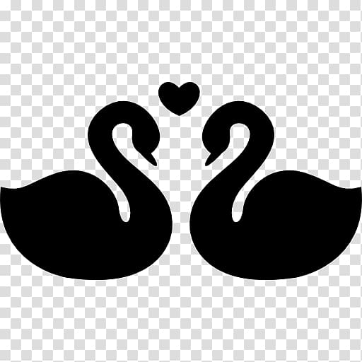 Black swan Computer Icons , love swan transparent background PNG clipart
