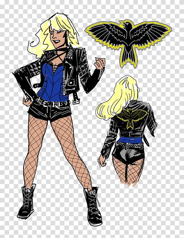 Black Canary Huntress Batgirl Batman Green Arrow, rebirth transparent background PNG clipart