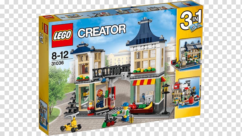 LEGO 31036 Creator Toy & Grocery Shop Lego Creator Shopping, toy transparent background PNG clipart