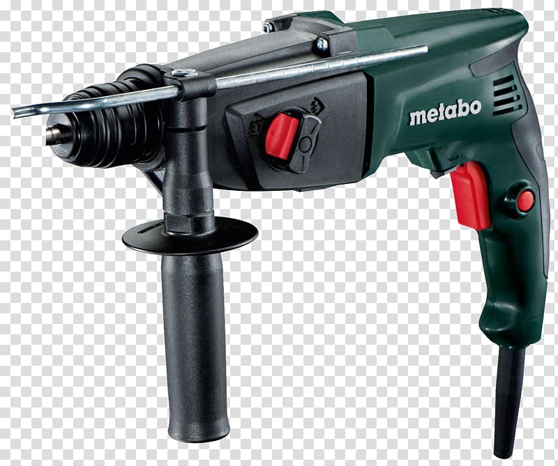 Hammer drill SDS Augers Metabo, hammer transparent background PNG clipart