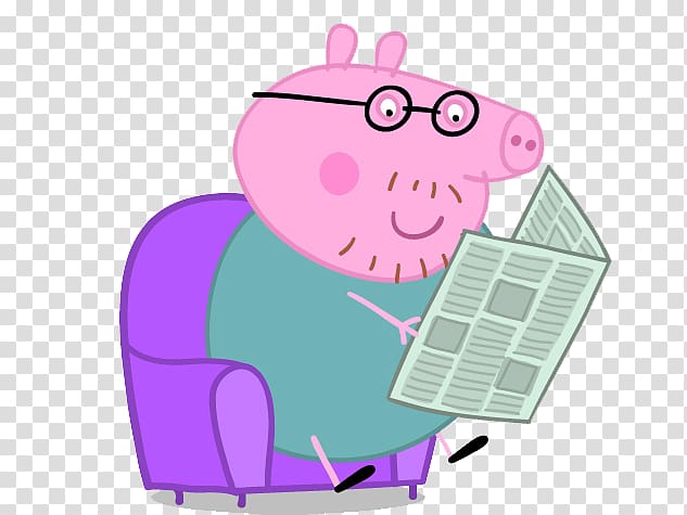 Daddy Pig Mummy Pig Animated cartoon, pig transparent background PNG clipart