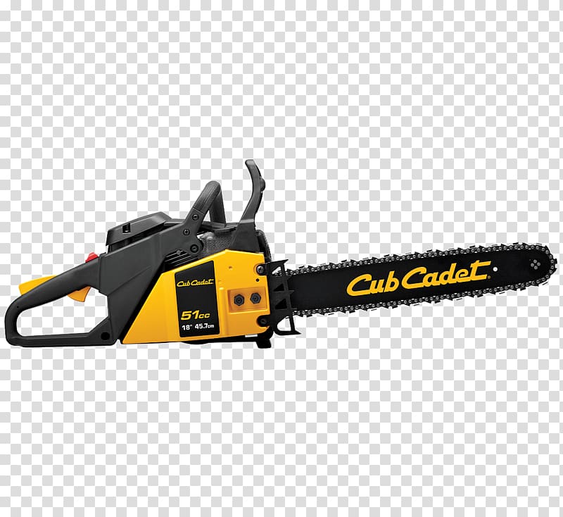 Cub Cadet String trimmer Lawn Mowers Edger, chainsaw transparent background PNG clipart