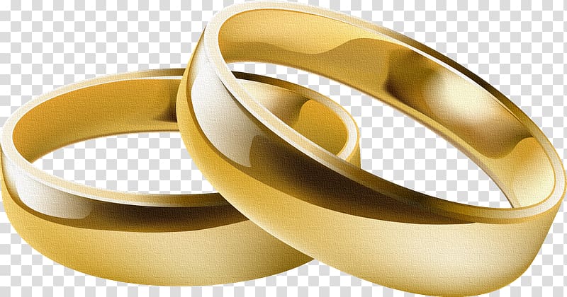 gold-colored bridal ring set art, Wedding ring Wedding ring , ring transparent background PNG clipart