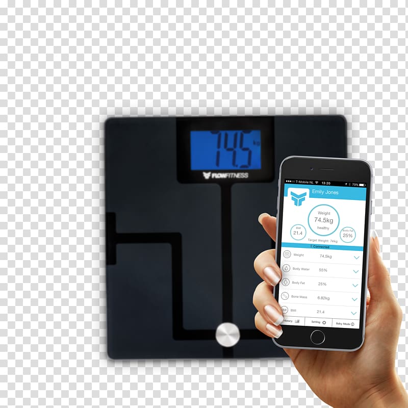 Bluetooth Low Energy Measuring Scales Body composition Analyser, bluetooth transparent background PNG clipart