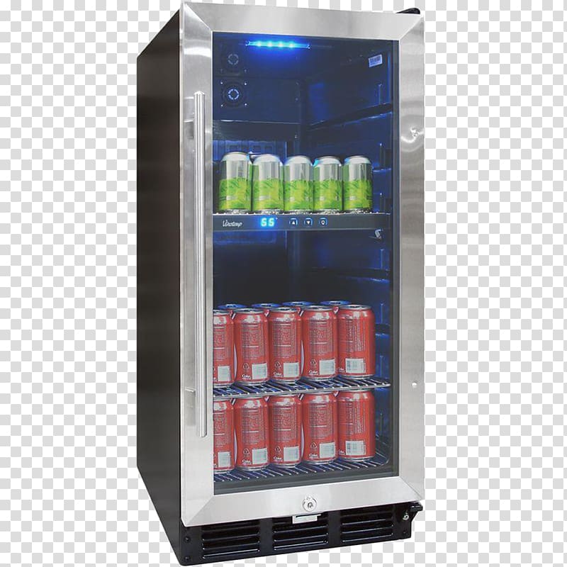 Wine cooler Refrigerator Beer, refrigerator transparent background PNG clipart