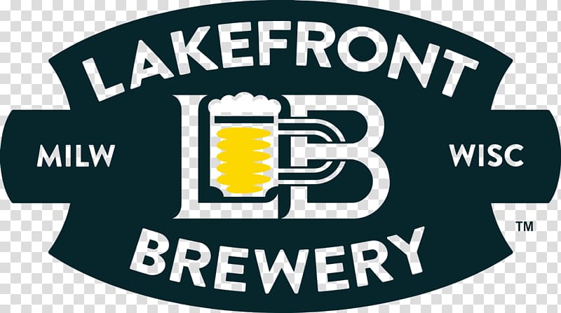 Beer Logo Lakefront Brewery Product design Brand, beer transparent background PNG clipart