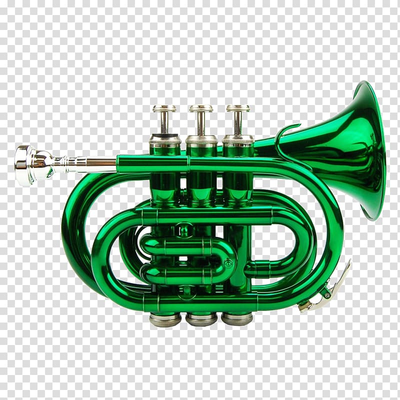 Pocket trumpet Mouthpiece Brass Instruments Musical Instruments, Trumpet transparent background PNG clipart