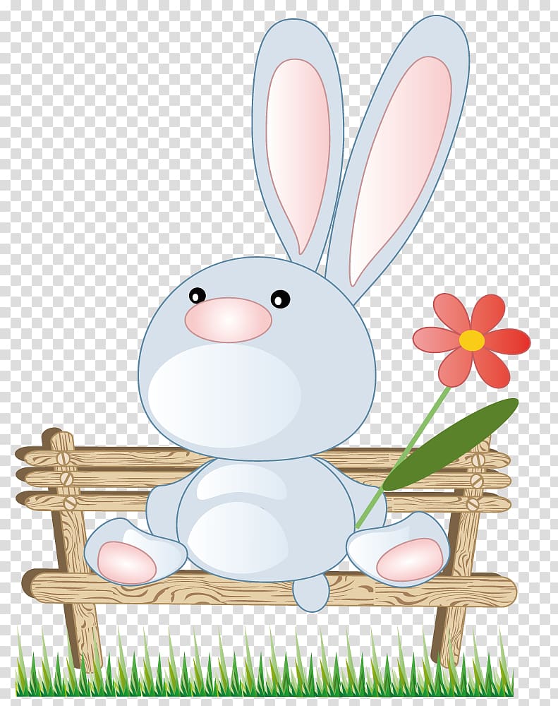 Easter Bunny European rabbit, Pascoa transparent background PNG clipart