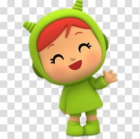 girl character illustration, Nina Waving transparent background PNG clipart