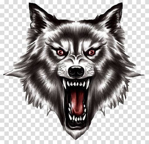 Big Bad Wolf Werewolf , werewolf transparent background PNG clipart