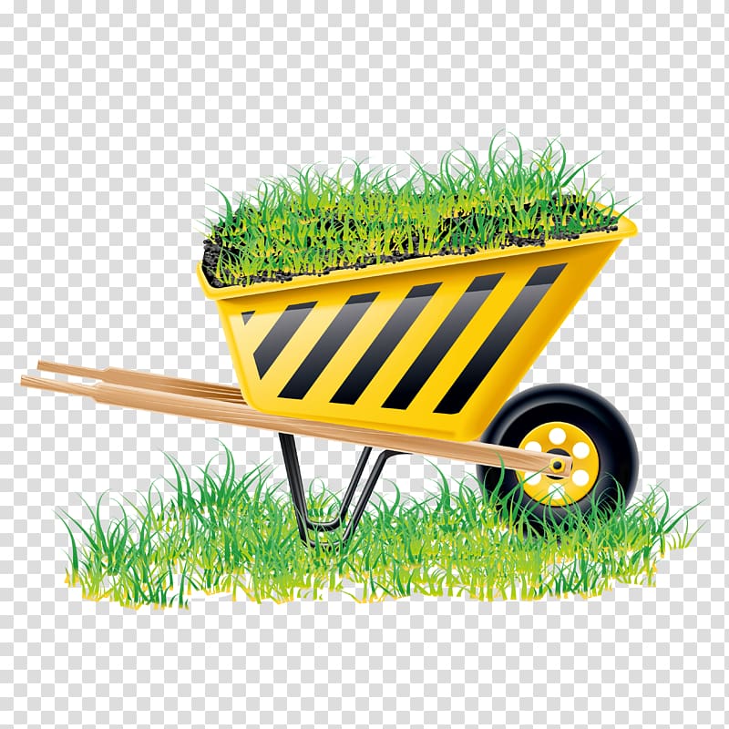 Garden tool Gardening Icon, Site push grass car transparent background PNG clipart