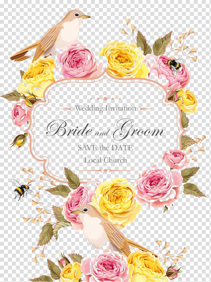 Wedding invitation bride and groom template, Wedding invitation Marriage Greeting card Save the date, Pattern Wedding Greeting Cards transparent background PNG clipart