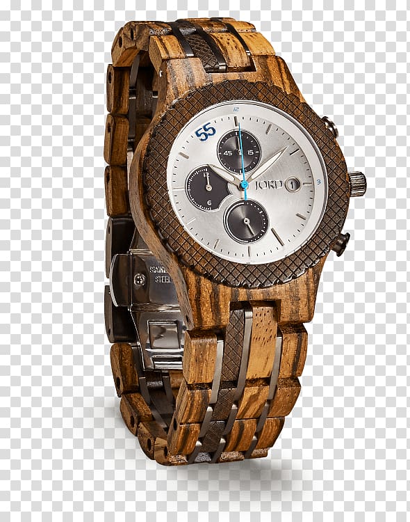 Jord Watch Zebrawood WeWOOD, watch transparent background PNG clipart