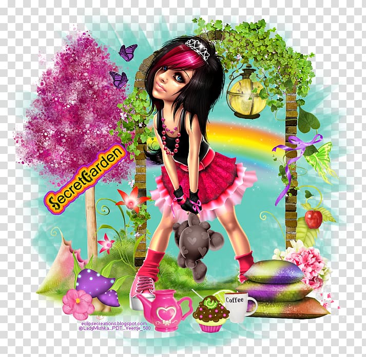 Barbie Fairy Desktop , secret garden wind transparent background PNG clipart