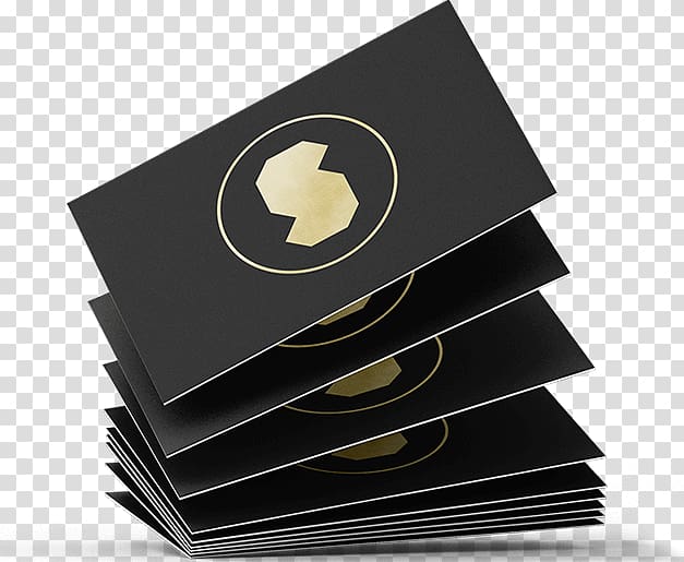 Business Cards Printing Corporate identity E-commerce, black business card transparent background PNG clipart