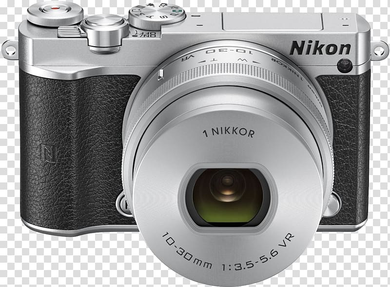 Mirrorless interchangeable-lens camera Nikon Camera lens, Camera transparent background PNG clipart