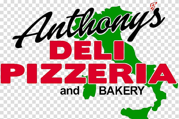 Anthony\'s Deli, Pizzeria, and Bakery Delicatessen Logo Product Brand, cold store menu transparent background PNG clipart