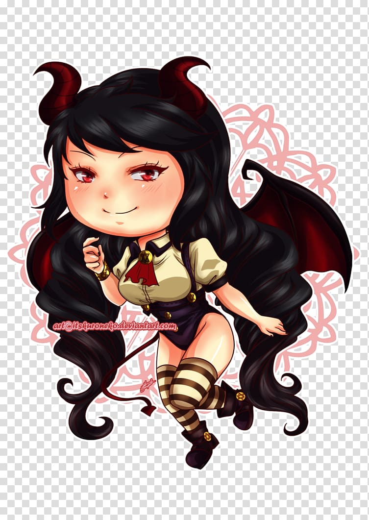 Art Drawing Legendary creature Chibi, Kuroneko transparent background PNG clipart