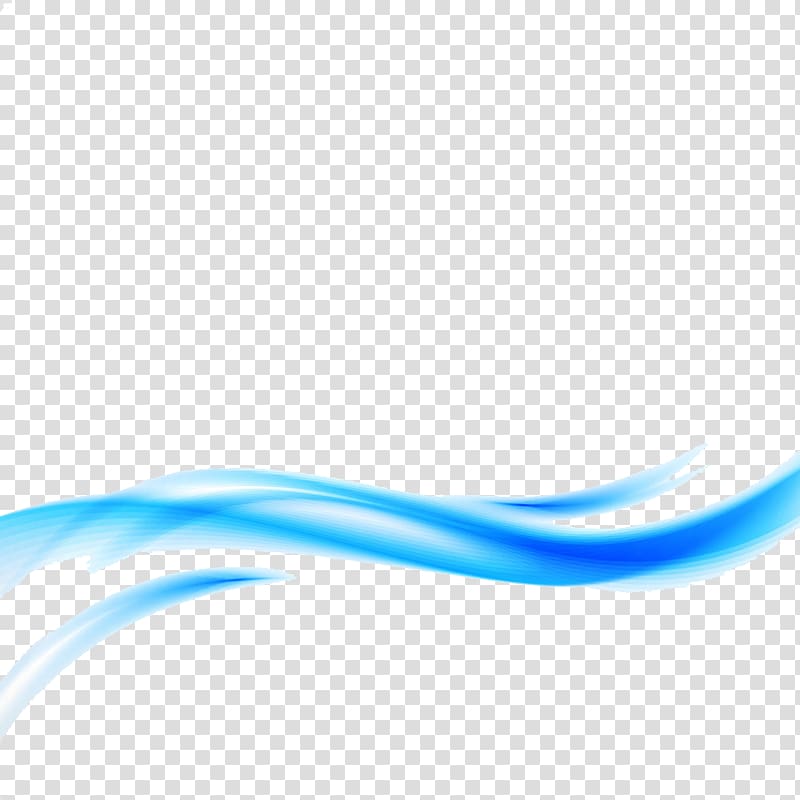 floating blue ribbon transparent background PNG clipart