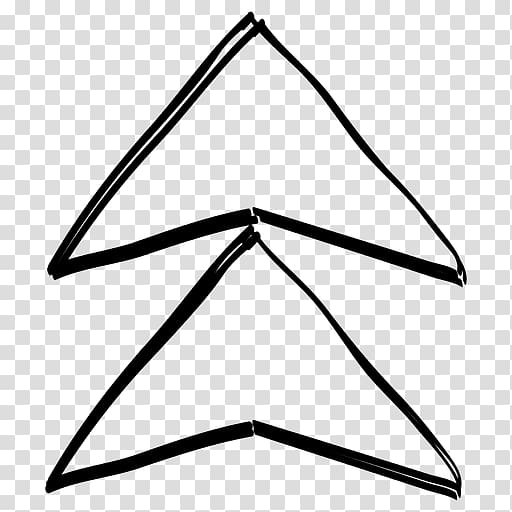 Arrow Drawing Triangle Line, funky transparent background PNG clipart