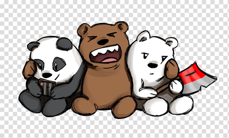 Polar bear cubs Giant panda Drawing, bear transparent background PNG clipart