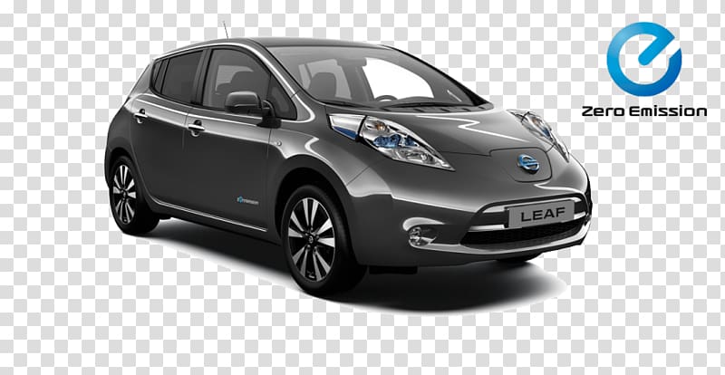 2018 Nissan LEAF Electric vehicle Nissan Skyline Electric car, nissan transparent background PNG clipart