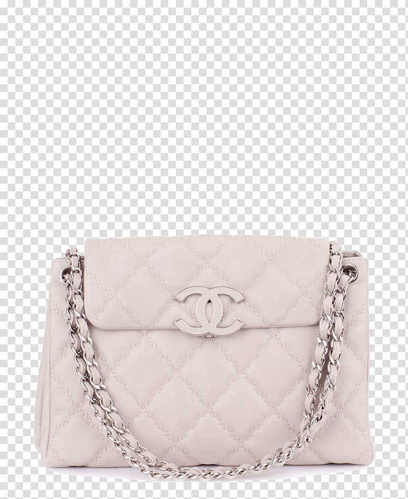 Chanel Handbag, CHANEL female models white bag shoulder bag transparent background PNG clipart