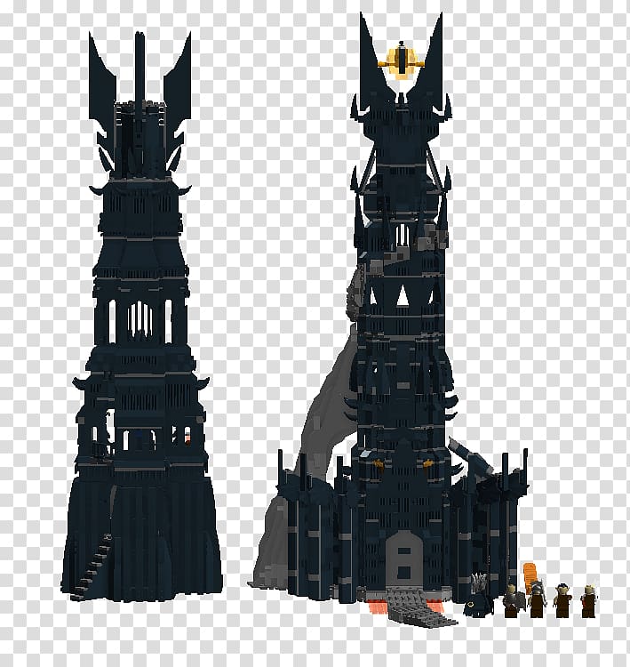 Lego The Lord of the Rings Sauron Barad-dûr Isengard, burzum transparent background PNG clipart