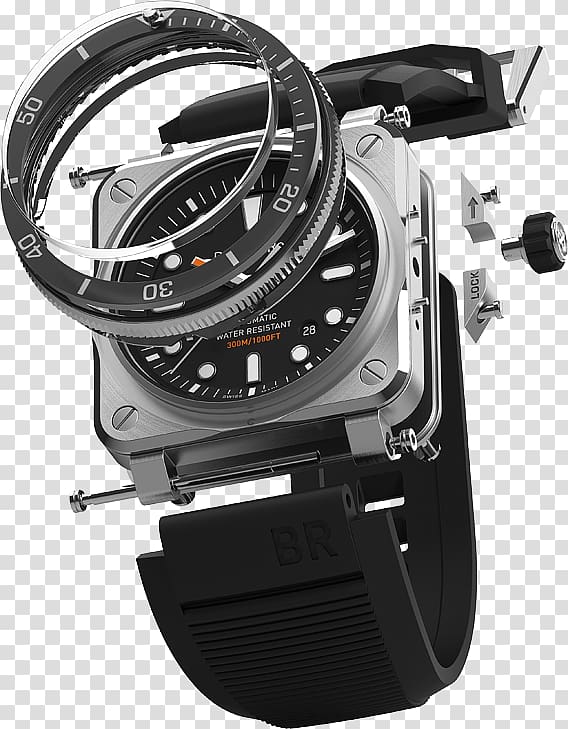 Baselworld Bell & Ross Diving watch Rolex Submariner, watch transparent background PNG clipart