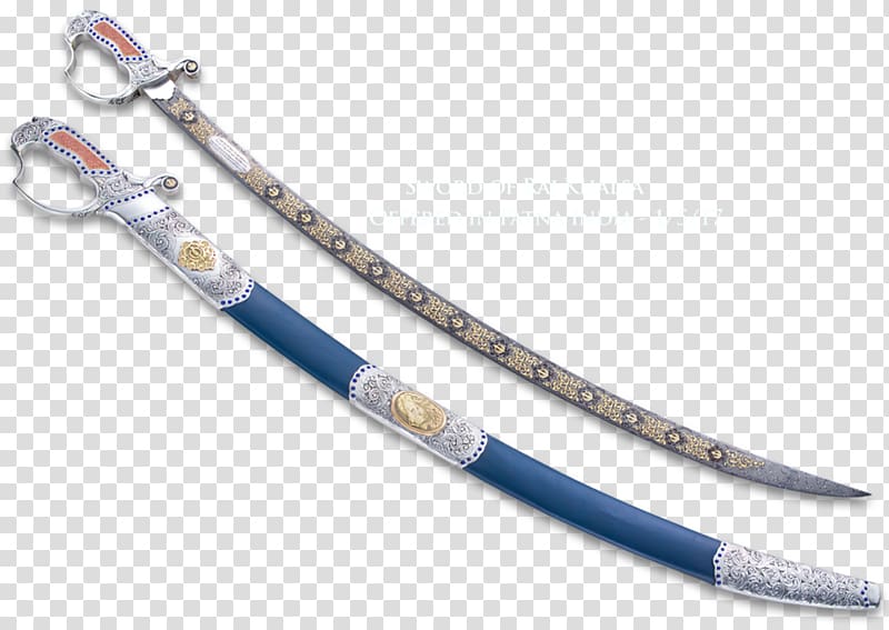 Sword Sabre Weapon, Khanda transparent background PNG clipart