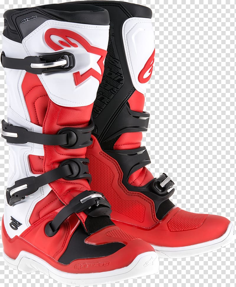 Alpinestars Tech 5 Boots Motorcycle boot Motocross, riding boots transparent background PNG clipart