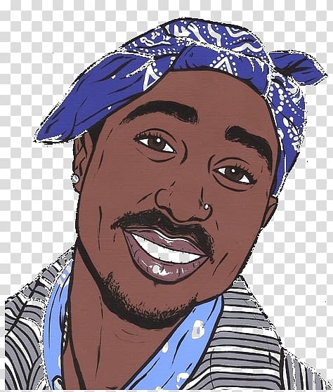 Tupac Shakur Biggie & Tupac Drawing Cartoon, tupac shakur transparent background PNG clipart
