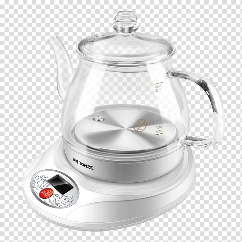 Kettle Glass Teapot Food processor, kettle transparent background PNG clipart