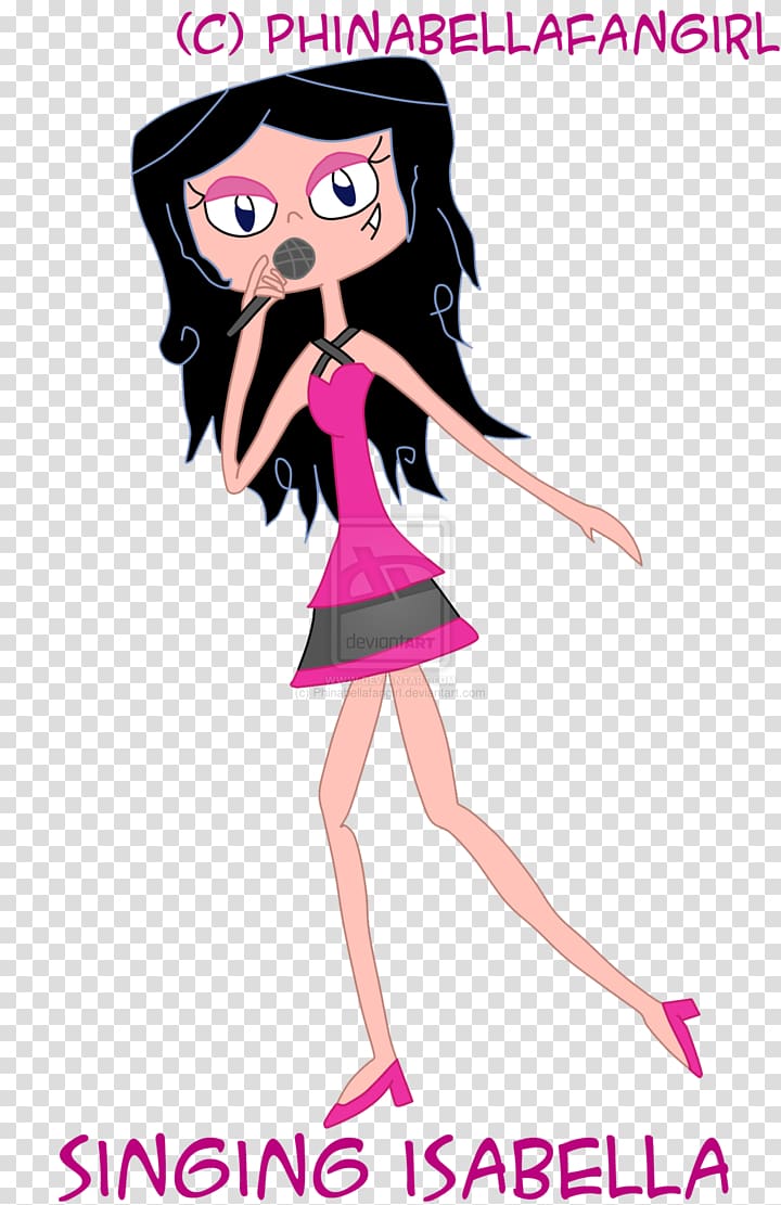 Mangaka Black hair , singing girl transparent background PNG clipart