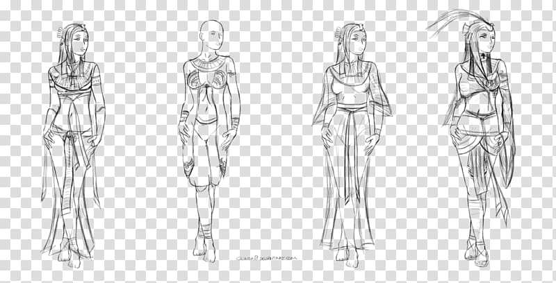 Ancient Egyptian deities Drawing Ancient Egyptian deities Sketch, Egyptian transparent background PNG clipart
