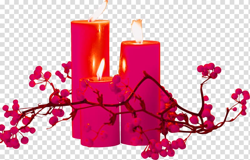 Candle Chinese New Year, Red Chinese wind candle decoration pattern transparent background PNG clipart