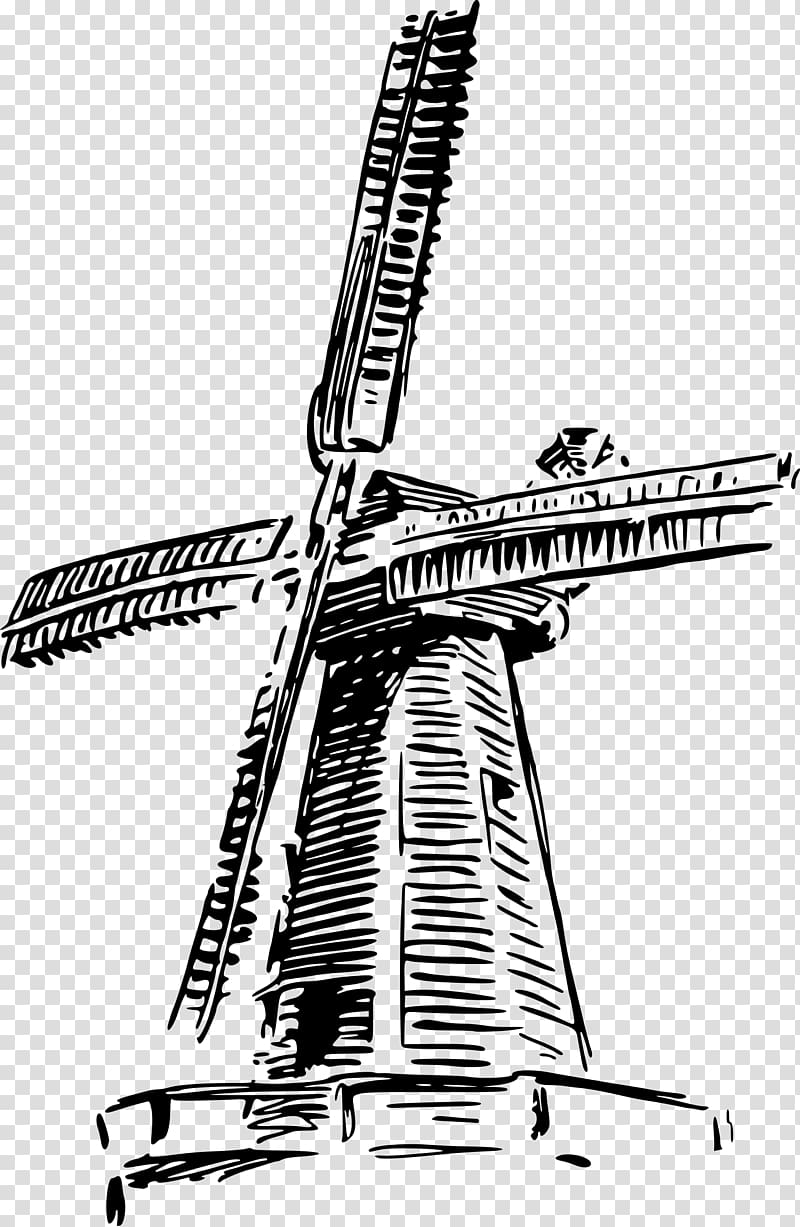 Windmill Drawing , windmill transparent background PNG clipart